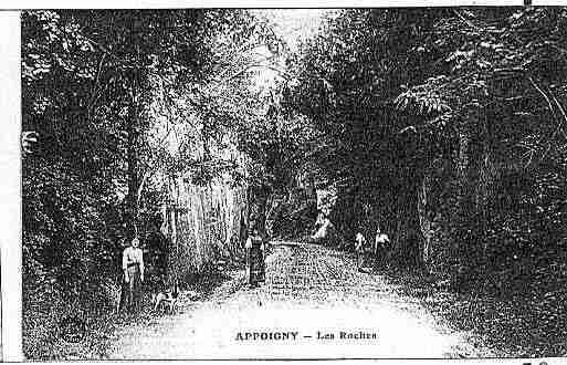 Ville de APPOIGNY Carte postale ancienne