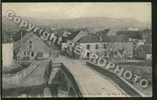 Ville de ARCYSURCURE Carte postale ancienne