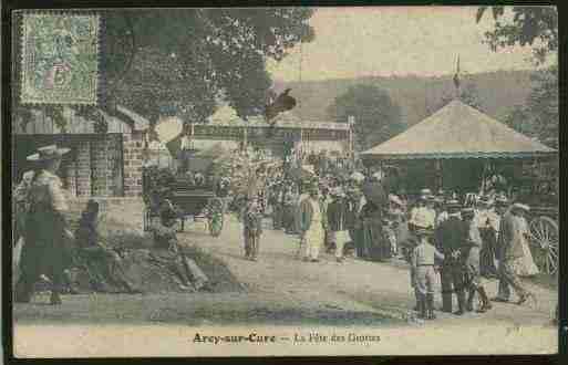 Ville de ARCYSURCURE Carte postale ancienne