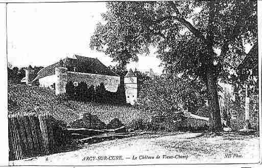 Ville de ARCYSURCURE Carte postale ancienne