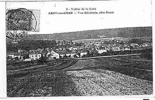 Ville de ARCYSURCURE Carte postale ancienne