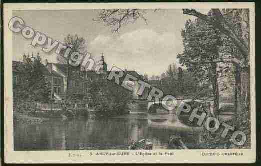 Ville de ARCYSURCURE Carte postale ancienne