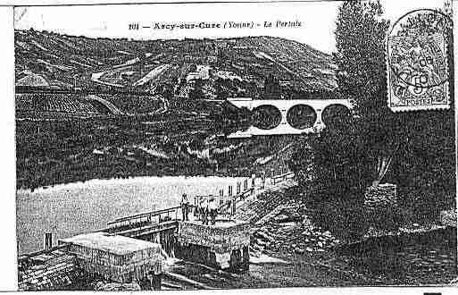 Ville de ARCYSURCURE Carte postale ancienne