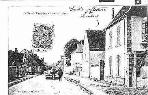 Ville de ARMEAU Carte postale ancienne