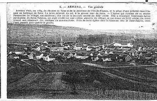 Ville de ARMEAU Carte postale ancienne Ville de ARMEAU Carte postale ancienne