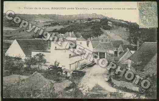 Ville de ASQUINS Carte postale ancienne