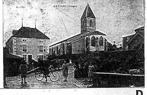 Ville de ATTIGNY Carte postale ancienne