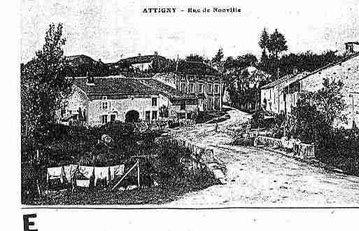 Ville de ATTIGNY Carte postale ancienne