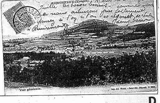 Ville de AUMONTZEY Carte postale ancienne