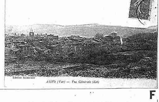 Ville de AUPS Carte postale ancienne Ville de AUPS Carte postale ancienne
