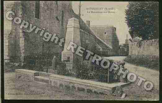 Ville de AUTOUILLET Carte postale ancienne Ville de AUTOUILLET Carte postale ancienne