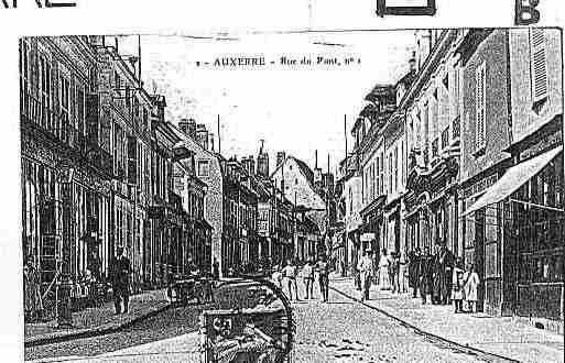 Ville de AUXERRE Carte postale ancienne