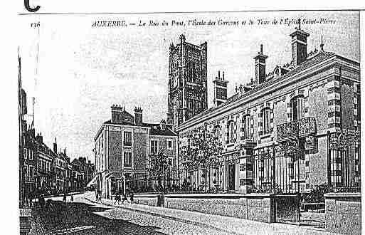 Ville de AUXERRE Carte postale ancienne