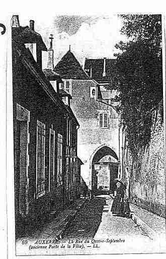 Ville de AUXERRE Carte postale ancienne
