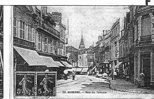 Ville de AUXERRE Carte postale ancienne