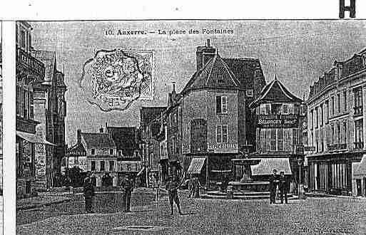 Ville de AUXERRE Carte postale ancienne