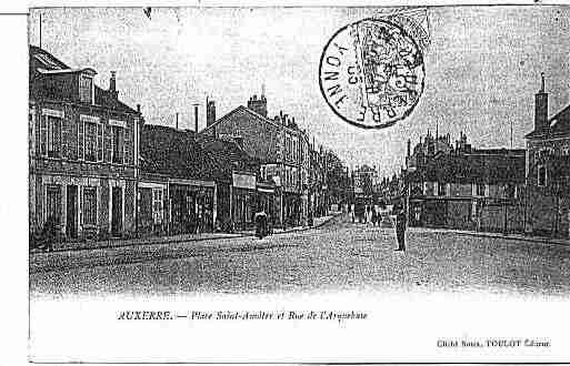 Ville de AUXERRE Carte postale ancienne