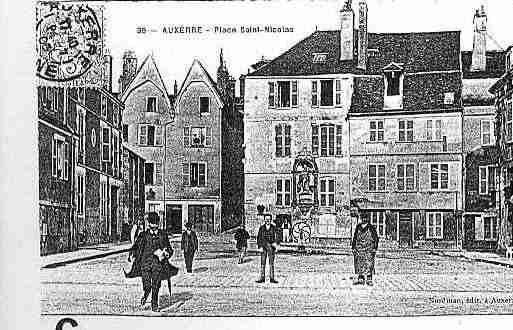 Ville de AUXERRE Carte postale ancienne