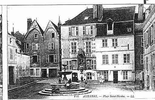 Ville de AUXERRE Carte postale ancienne