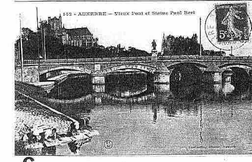 Ville de AUXERRE Carte postale ancienne