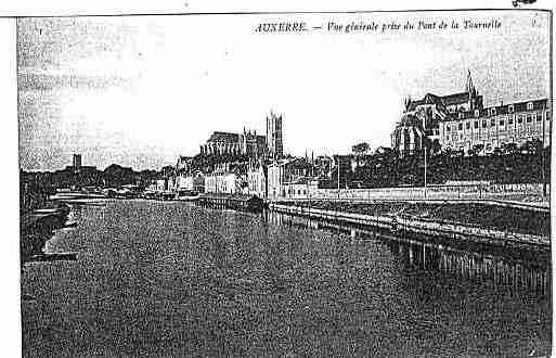 Ville de AUXERRE Carte postale ancienne