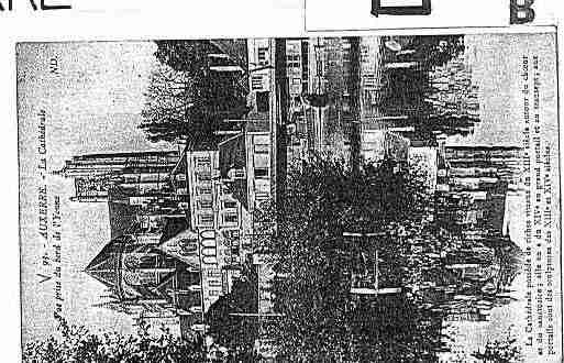 Ville de AUXERRE Carte postale ancienne