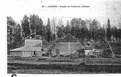 Ville de AUXERRE Carte postale ancienne