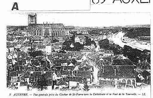 Ville de AUXERRE Carte postale ancienne