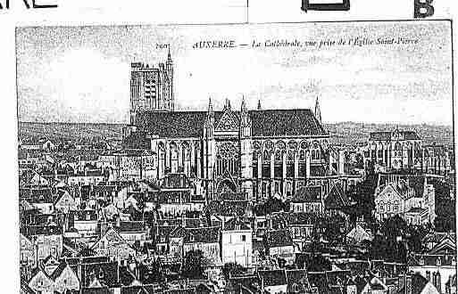 Ville de AUXERRE Carte postale ancienne