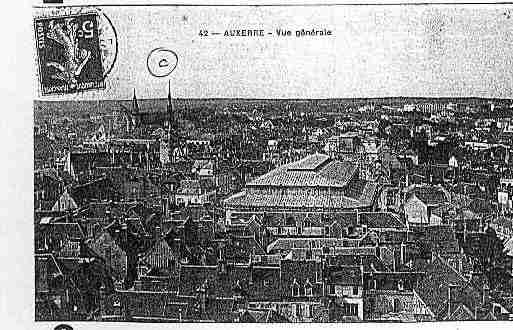 Ville de AUXERRE Carte postale ancienne