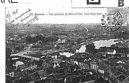 Ville de AUXERRE Carte postale ancienne