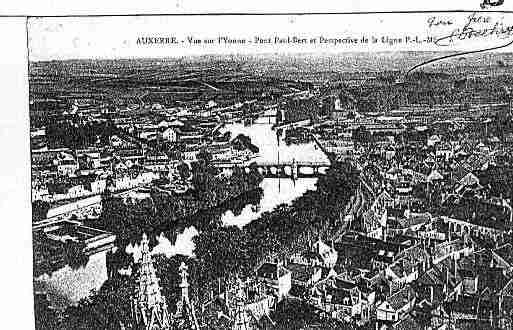 Ville de AUXERRE Carte postale ancienne