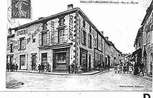 Ville de AVAILLESLIMOUZINE Carte postale ancienne