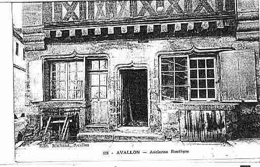 Ville de AVALLON Carte postale ancienne