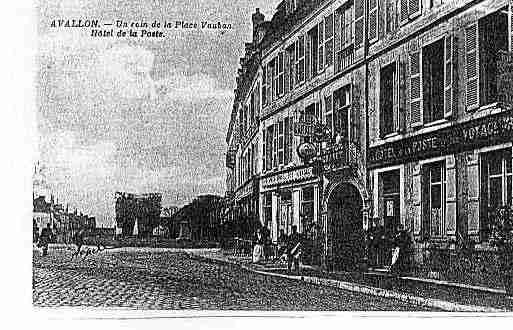 Ville de AVALLON Carte postale ancienne