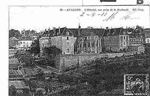 Ville de AVALLON Carte postale ancienne