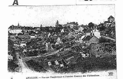 Ville de AVALLON Carte postale ancienne
