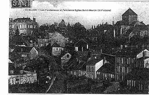 Ville de AVALLON Carte postale ancienne