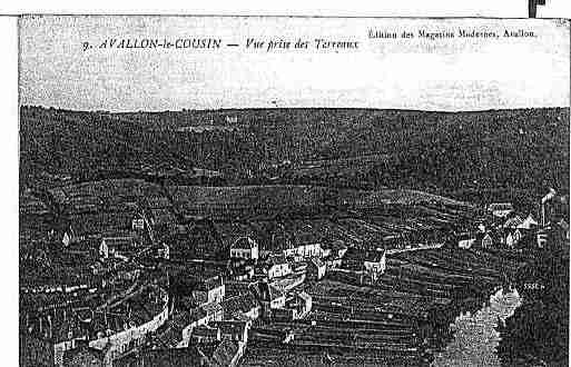 Ville de AVALLON Carte postale ancienne