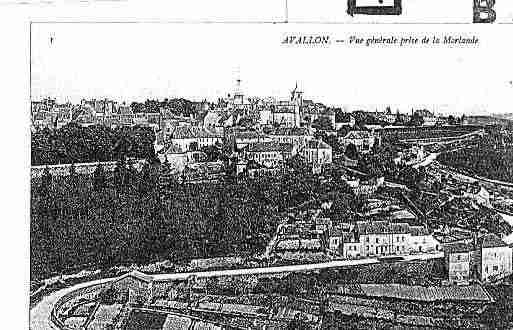 Ville de AVALLON Carte postale ancienne