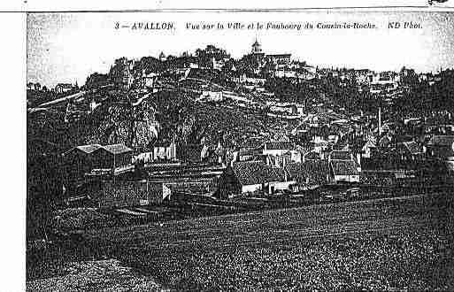 Ville de AVALLON Carte postale ancienne