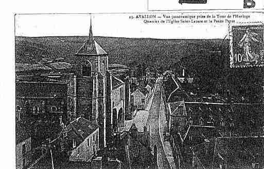 Ville de AVALLON Carte postale ancienne