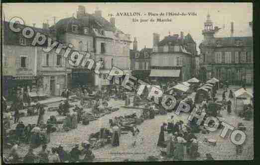 Ville de AVALLON Carte postale ancienne Ville de AVALLON Carte postale ancienne