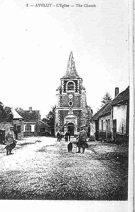 Ville de AVELUY Carte postale ancienne