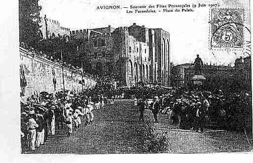 Ville de AVIGNON Carte postale ancienne