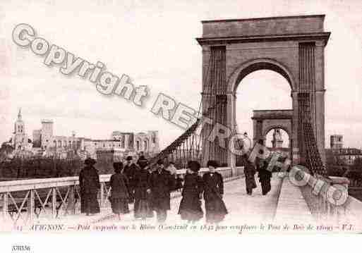 Ville de AVIGNON Carte postale ancienne