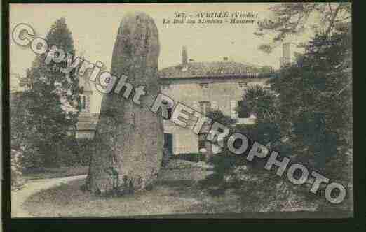 Ville de AVRILLE Carte postale ancienne