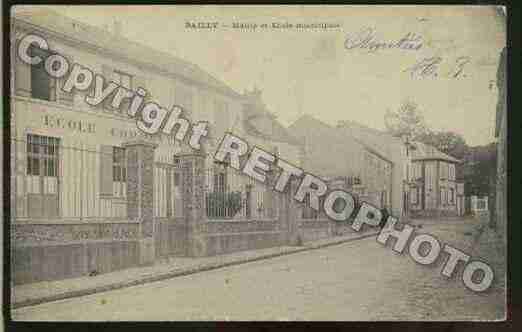 Ville de BAILLY Carte postale ancienne