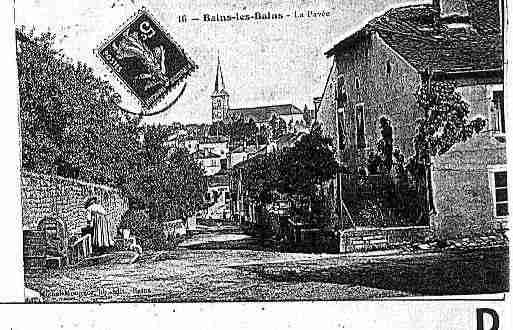 Ville de BAINSLESBAINS Carte postale ancienne