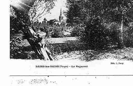 Ville de BAINSLESBAINS Carte postale ancienne